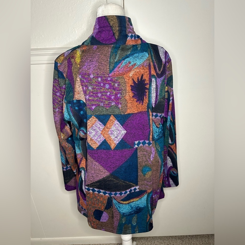 DAMEE tank and jacket Colorful Abstract SET Women's Size M - Picture 8 of 12